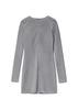 Yuhee Flower Corsage Mini Dress Charcoal