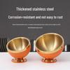 Commercial Slanted Stainless Steel Condiment Bowl