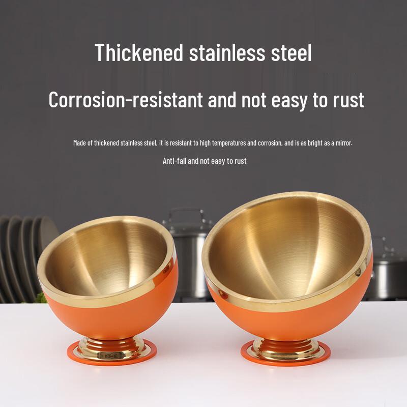 Commercial Slanted Stainless Steel Condiment Bowl