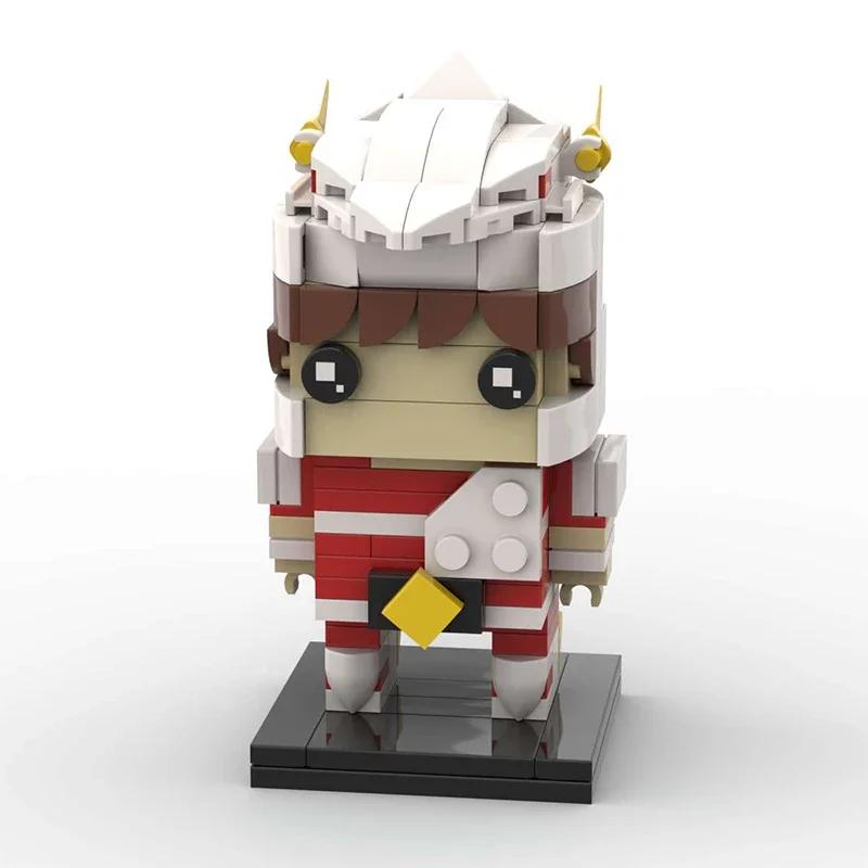 Japan Anime Series Action Figure Building Blocks MOC Saints Seiyaed Hyogas Athena Ikki Shiryus Cartoon Doll Model Kids Toys Gift