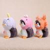 Cute Plush Toy Keychain Vinyl Penguin Pendant Creative Animal Stuffed Doll Cartoon Backpack Birthday Gifts