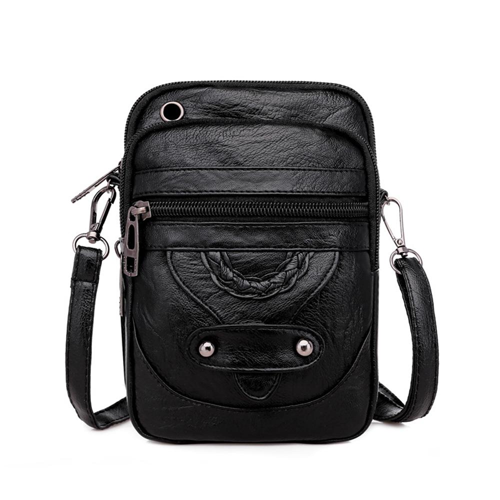 TOMTOP JMS Vintage portemonnees voor dames Crossbody tas Retro PU lederen schouderhandtassen Kleine crossbody tassen voor