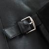 Great HERMES Knee-high boots Ilona black leather Women 36 232007Z Used