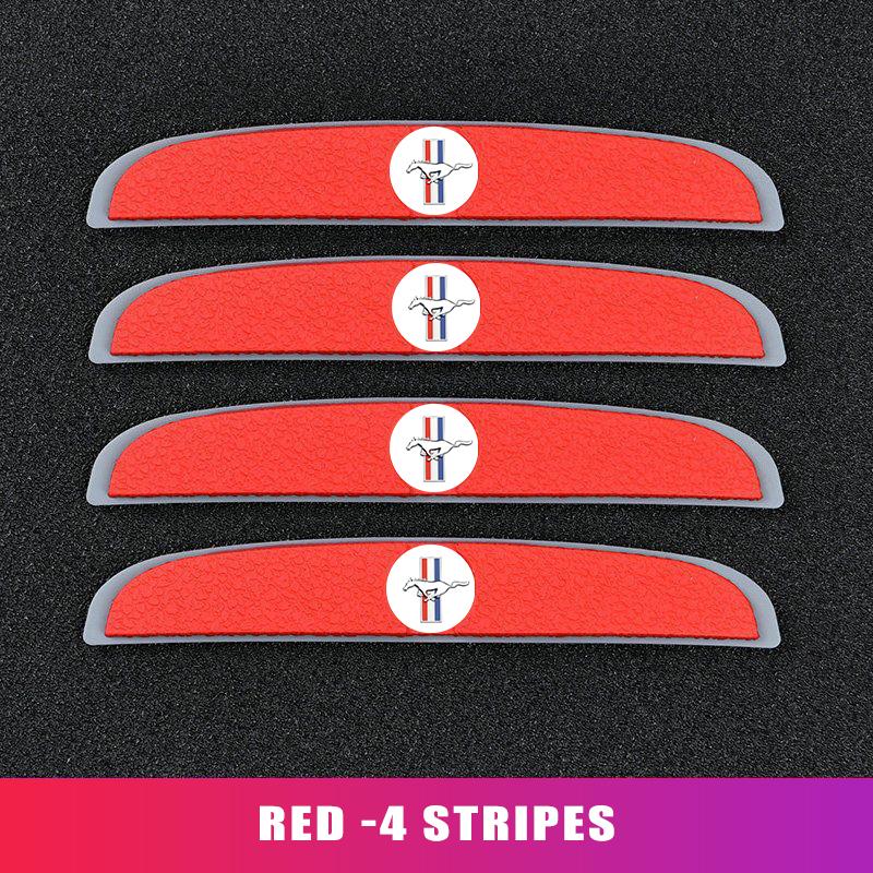 ITES5 For Ford 4pcs Car Door Edge Protection Guards Anti-scratch Stickers Anti-collision Strip Accessories Escape Ecosport Explorer