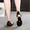 New Latin Dance Shoes EU 25-41 Children Girls Women's Tango Low Heels Dance Ladies Jazz Dance Shoes