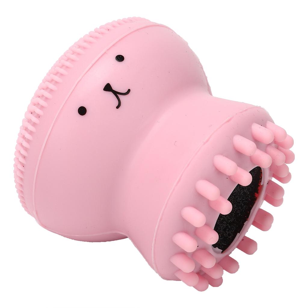 Hundebadebürste Katze Gummi Weiche Schäumende Badebürste Duschschrubber mit Shampoo-Spender