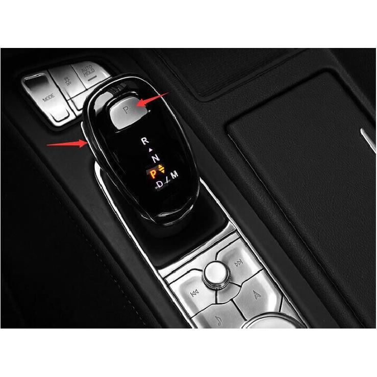 For Cadillac CT6/CT5/XT6/XT5/XT4 2020 Silver Console Gear Shift Knob Cover 2pcs