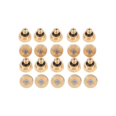 Brass Misting Nozzles for Cooling System  (0.4 Mm) 10/24 UNC Garden 20pcs