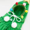 Christmas dog cape red green pet fun costume decoration cute pet windbreaker for Christmas atmosphere pet clothing dog costume