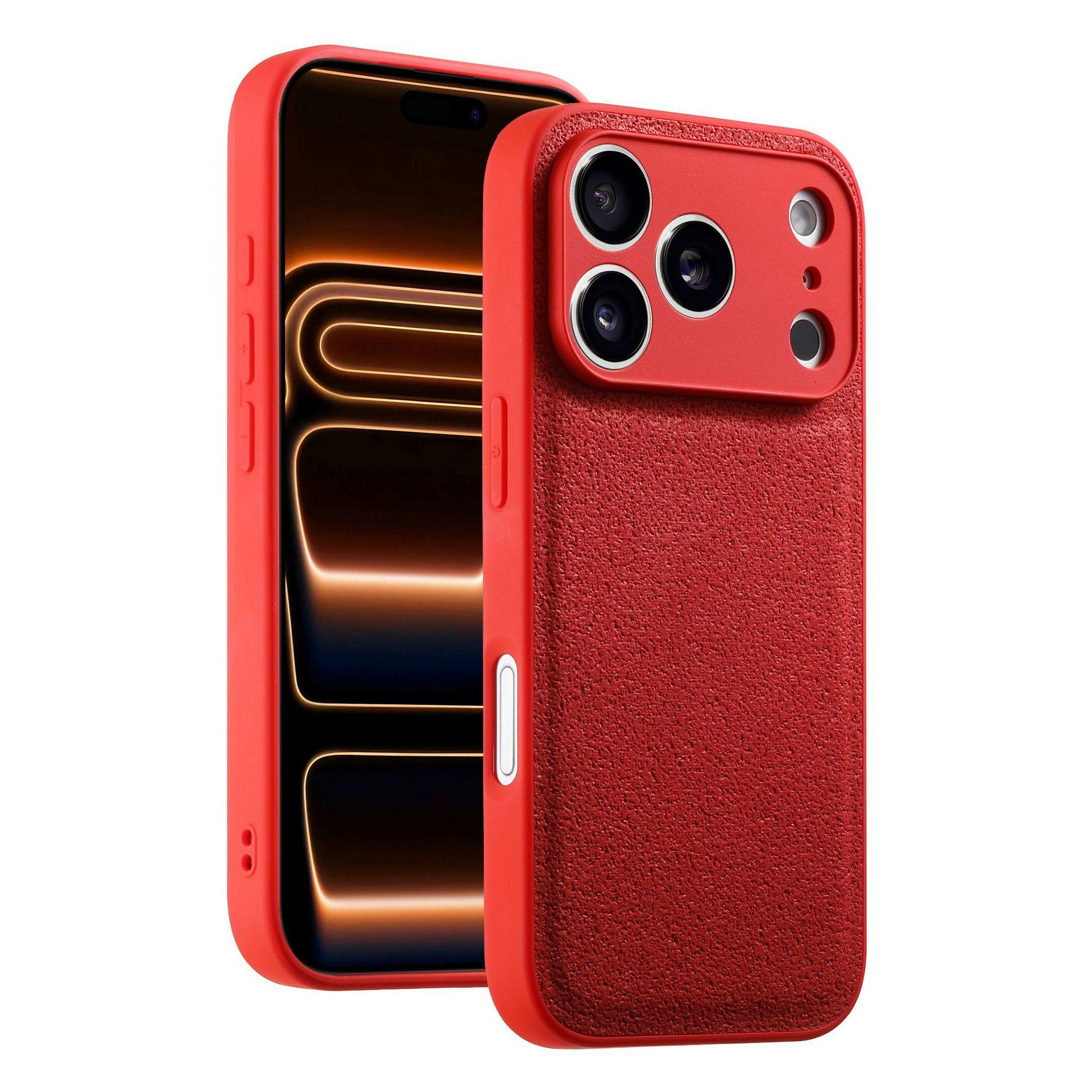 

Moon Pit Pattern 14 Suitable 17 Leather Phone Case 16 Fine Hole IPhone17promax 13 Drop Resistance Apple 15