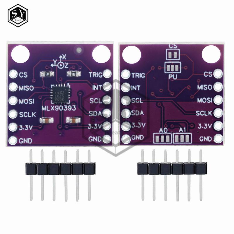 MLX90393 Three Digital Hall Sensor 3D Position of the Rotational Angular Displacement Sensor Board Contactless for Arduino