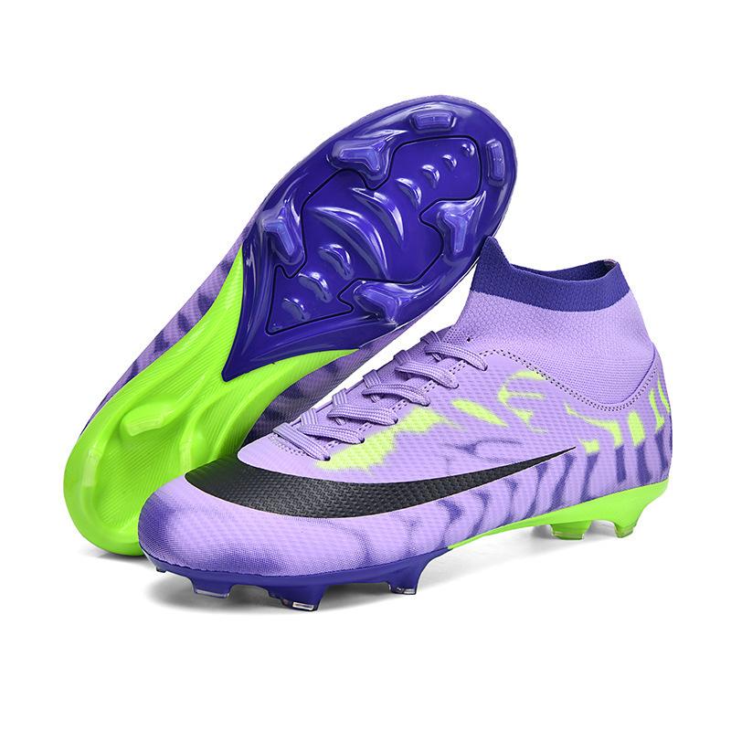 Fußballschuhe Herren und Damen Jugend Stollen atmungsaktiv verschleißfest rutschfest Trainings-Fußballschuhe