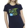 STAR WARS Womens/Ladies The Mandalorian May The Force Be With You Cotton T-Shirt