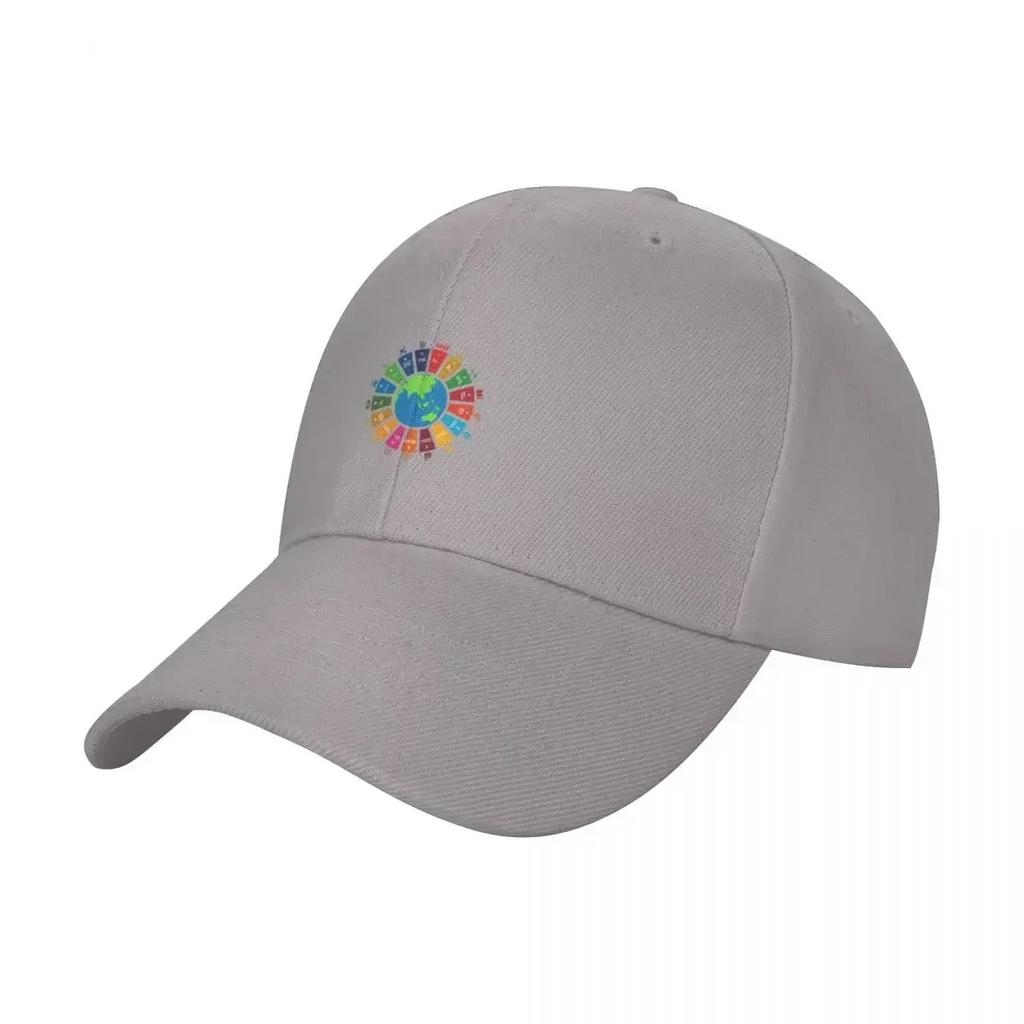 UN SDGsUN Global Goals LogoUnited Nations Sustainable DevelopWoUnisext Goals 2030 Sticker Baseball Cap Sunhat For WoUnisex WoWoUnisexs