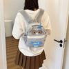 Large Capacity Bear Plush Schoolbag Adjustable Straps Animal Shoulder Bag Lady