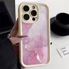 Soft Silicone Brown Marble Case, Suitable for iPhone17 16 15 14 13Pro Max 12 11, Luxury Gold Foil Shockproof Protective Cover