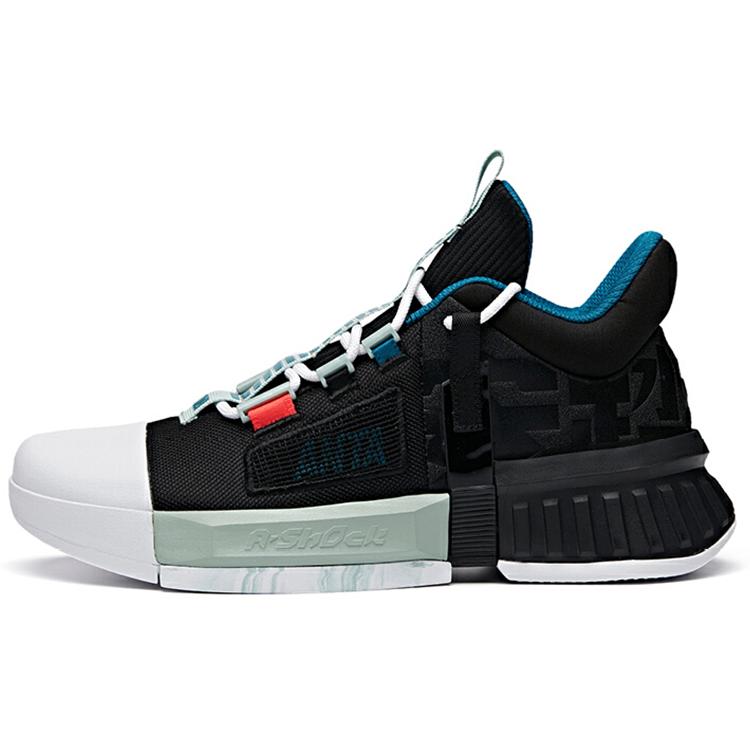 

Anta Cushioning Anti Slip And Wear Resistant Low Top Basketball Shoes Men s Black Gray 44.5