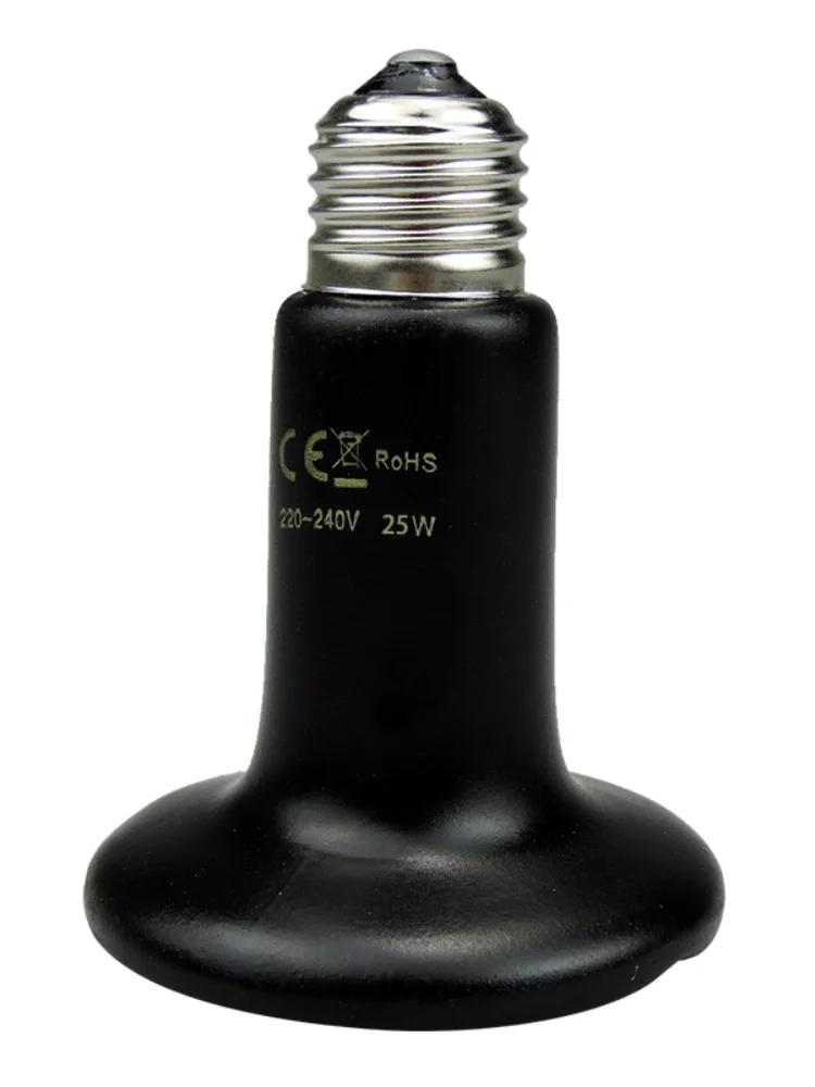 

Керамический излучатель Тепловая лампа Лампа для обогрева питомцев Инфракрасная черная для керамического обогревателя Рептилии Животные Обогреватель Брудер Chocadeira