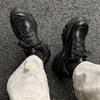 Niche design ins Internet celebrity dad shoes high street platform bread shoes versatile big head leather shoes 13062-Q