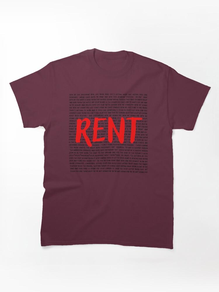 Rent a Hero Rent lyrics Classic Unisex T-Shirt
