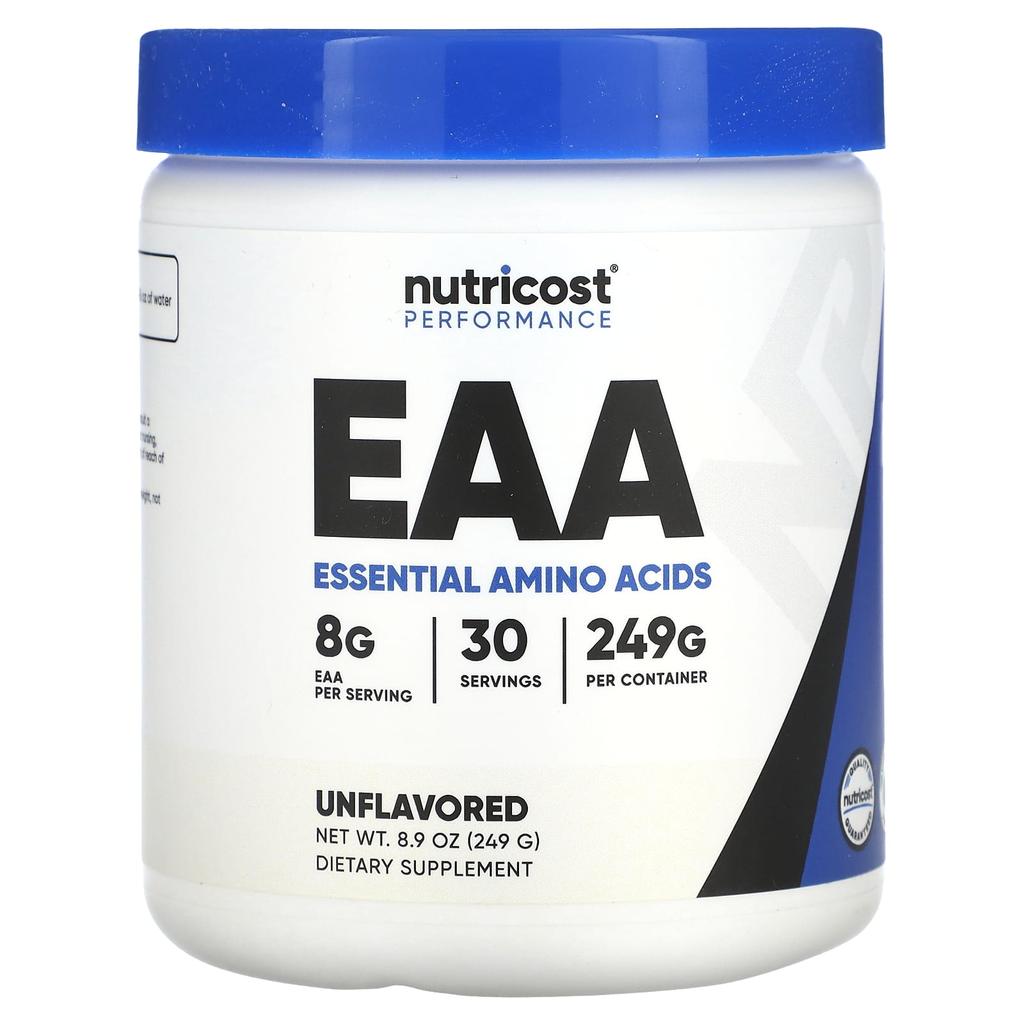Nutricost Athletic Performance, EAA, Unflavored, 8.9 Oz (249 G)