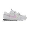 Nike MD Runner 2 Fabric Retro Non-Slip Shock Absorbing Durable Low-Top Kids Running Shoes Kids sneaker White Purple 807317-019