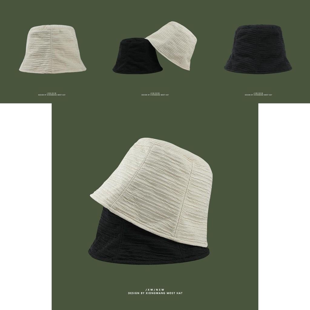 Stylish Designer Chiffon Bucket Hat For Women Breathable Sun Protection Summer Hat