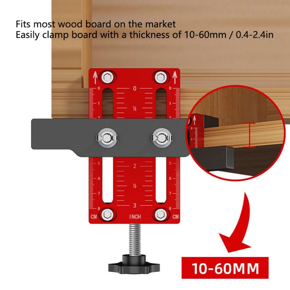Aluminum Alloy Cabinet Door Mounting Jig Cabinet Door Positioning Tool Cabinet Installation