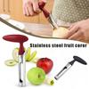Apfelentkerner Obstentsteiner Kernentferner Werkzeug Einfacher Fruchtfleischseparator Langlebiger Edelstahl Komfortabler Griff Küchenhelfer