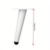4pcs Coffee Table Support Desk Chairs Nightstands DIY Furniture Metal Legs Adjustable Furniture Table Legs for Sofa TV Cabinet