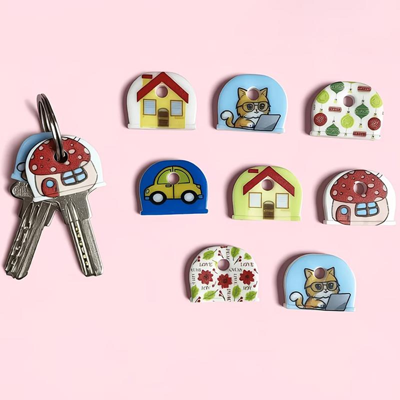 5/10/20 Piezas Cubierta Protectora de Silicona para Llaves Decoraciones para Llaves Organizador de Llaves Identificadores Flexibles Adecuado para Todo Tipo de Llaves de Puerta