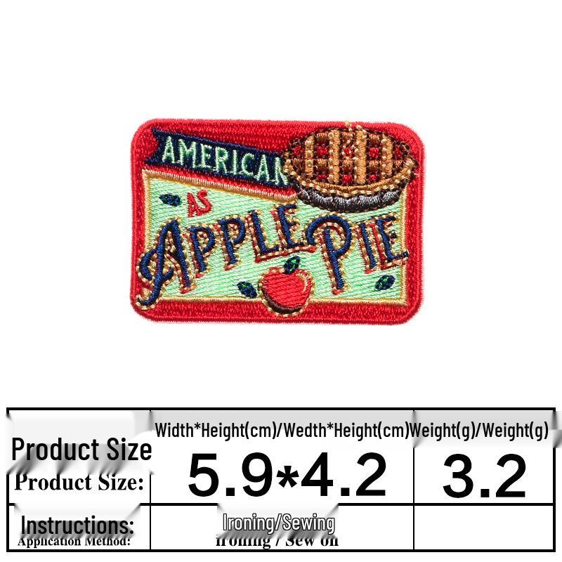 American Style Cartoon Rocket Basketball Embroidered Clothing Patch