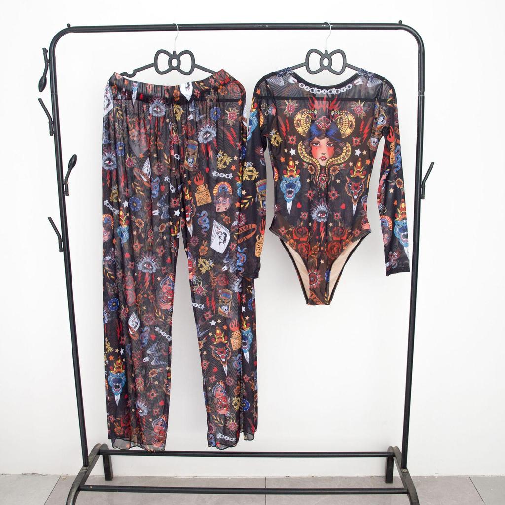 New One-Piece Sunbathing Swimsuit Set