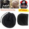 1 Pcs Motorcycle Helmet Protective Drawstring Helmet Bag Pocket Black Dust Proof Helmet Lid Protect Bag Equipment