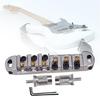 6 String Guitar Bridge Roller Saddles Adjustable Roller Saddles Guitar Bridge Replacement Electric Guitar Bridge