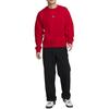 Nike Solid Color Crew Neck Casual Long Sleeve Sweatshirt Men Sweatshirt Red FN2550-657