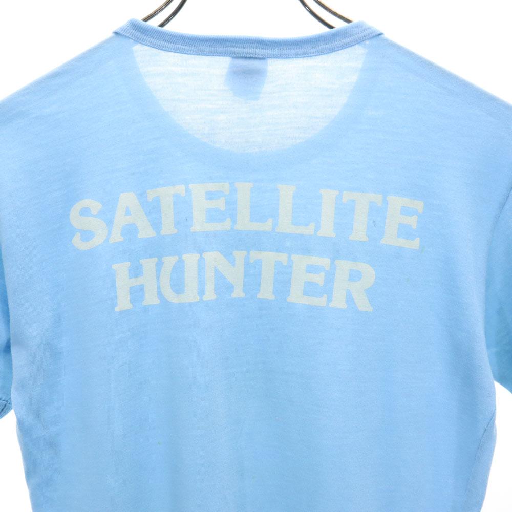 Canadian Plofile 70s vintage Short sleeve T-shirt M blue Men's Used