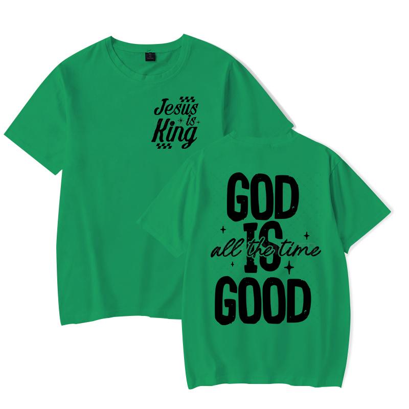 Jesus Religious Believe Shirts for Unisex Women God Is Good All The Time Classic Tops Gift for HerHim Faith Based TShirt tops