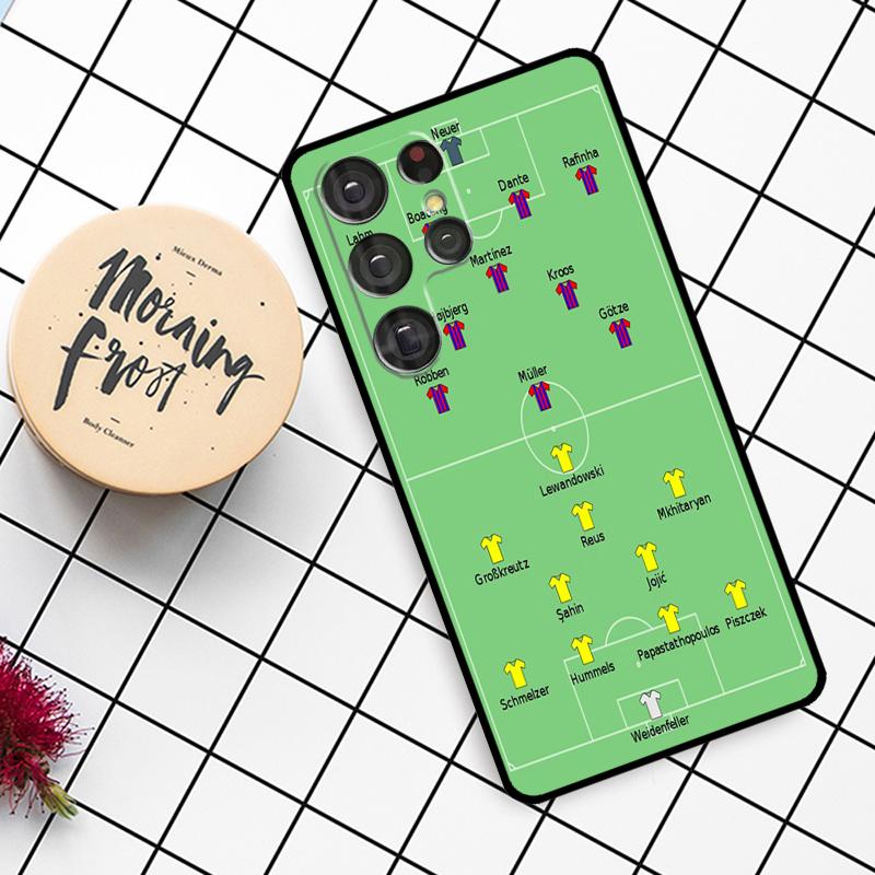 Football Soccer Tactics Time Case For Samsung Galaxy S24 FE S21 S22 S23 S25 Ultra S9 S10 Plus S20 FE S23 FE Phone Cover
