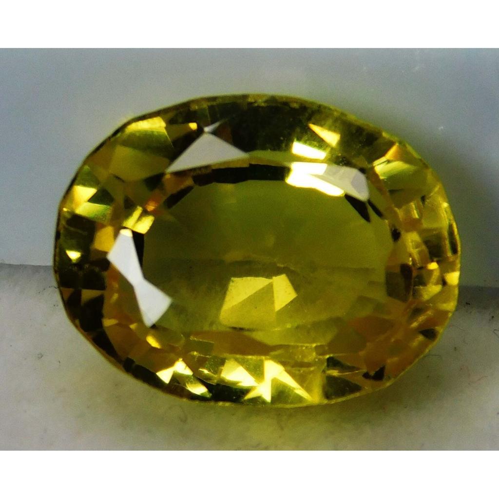 Beautiful Loose Gemstones Yellow SAPPHIRE 8.00 Ct NATURAL Oval Cut CERTIFIED