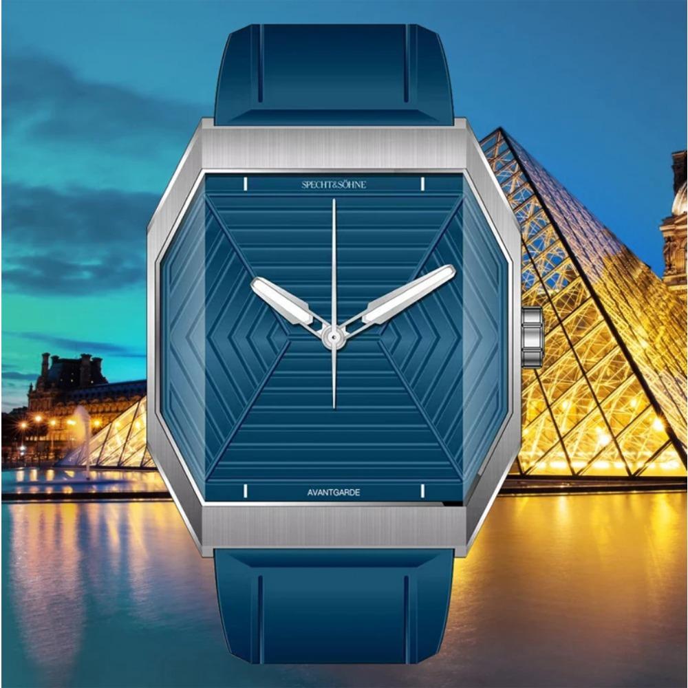 Specht & Söhne New Creative Design Square Watch For Men Sports Watches Octagon Stainless Steel 3D Sapphire Crystal Reloj Hombre