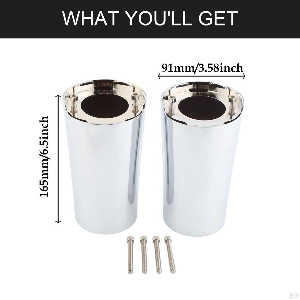 2 Stück Gabel-Schieberabdeckungen Protektoren Motorradzubehör Ersatz CNC Motorrad