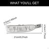 Rearview Side Mirror Turn Light Wing Indicator Lamp Assembly Direct Replaces Easy To Install