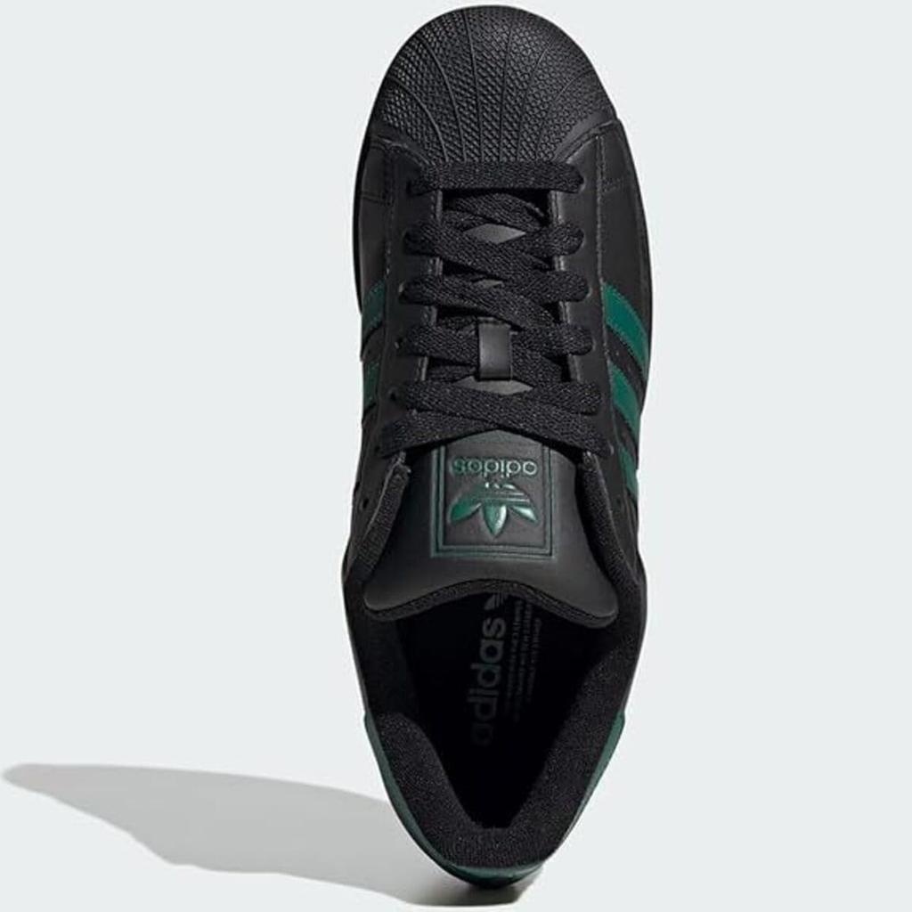 Adidas Superstar II Core Size JQ2311, Black/College Green/Core Black, 24.5cm