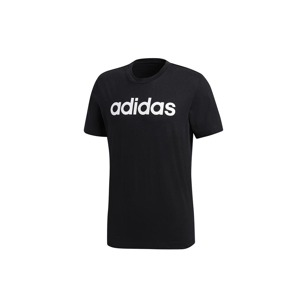 adidas T Shirts Men's Black Crew Neck Moderate Straight Fit BR4066