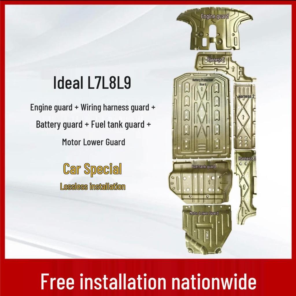 Ideal L7L8L9 Full Armor Set: Engine, Battery, Motor, Chassis & Line Guard