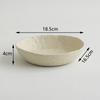 Creative Irregular Dishes and Plates Sets Vintage Hand Pinch Texture Tableware Feature Hotel Dinner Plates Dessert Bowl Home