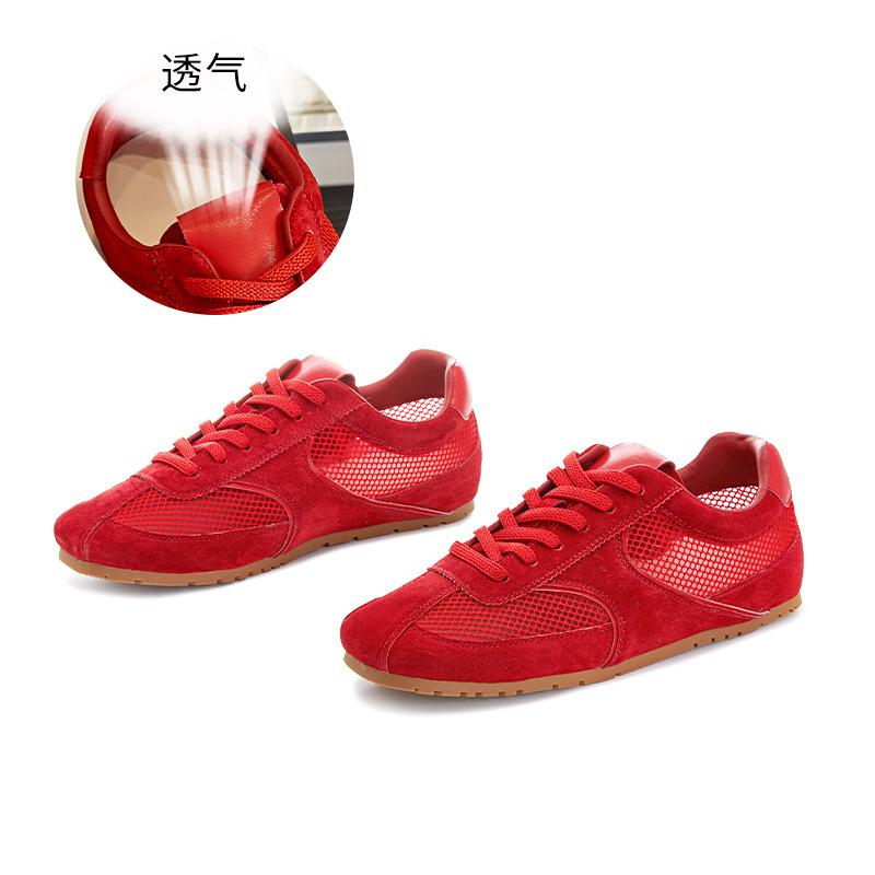 Leather Women's Autumn New Flat-bottomed Sports Shoes Women's Casual Versatile Shoes Children's Solid Color Women's Shoes Trend