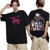 Singer TINI STOESSEL La Triple T Futtura 2026 Tour Merch T Shirt Men Women Harajuku Hip Hop Aesthetics T-shirts Male Cotton Tees