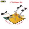 NEWACALOX Magnetic PCB Circuit Board Repair Clip Aluminum Alloy Welding Wire Fixture Mini Soldering Helping Hand AccessorieTool